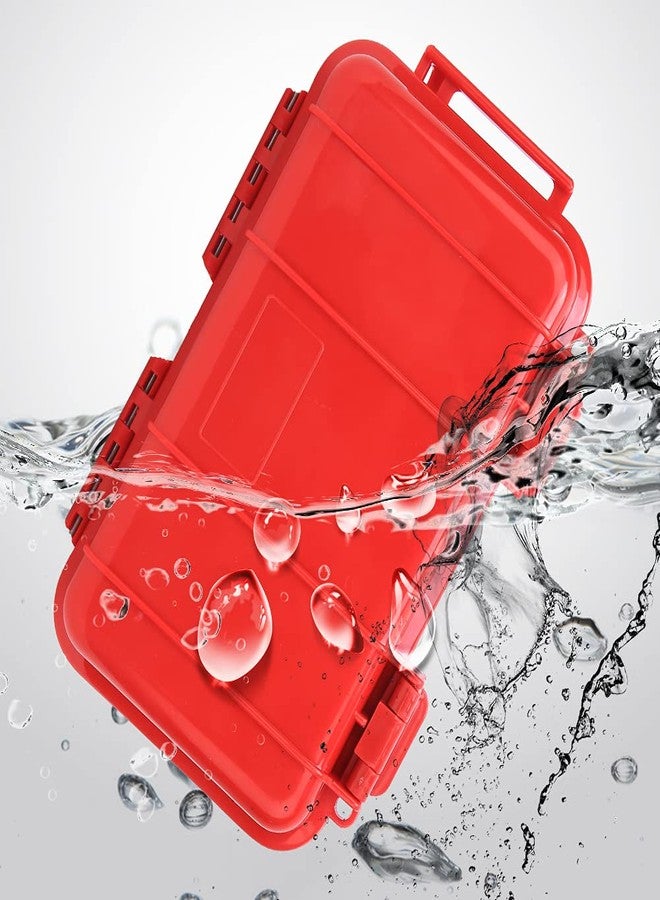 Pomya EDC Storage Box, Plastic Material Lightweight Ecofriendly Convenient Storage Box for Outdoor Activities Use (Small Box red) - Image 4