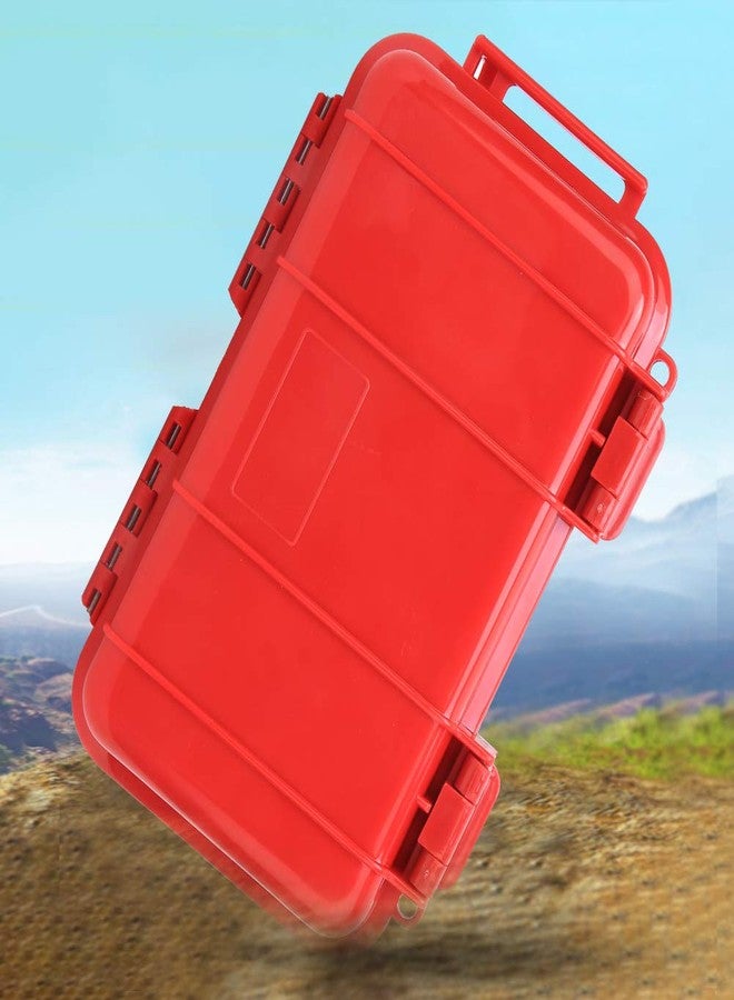 Pomya EDC Storage Box, Plastic Material Lightweight Ecofriendly Convenient Storage Box for Outdoor Activities Use (Small Box red) - Image 3