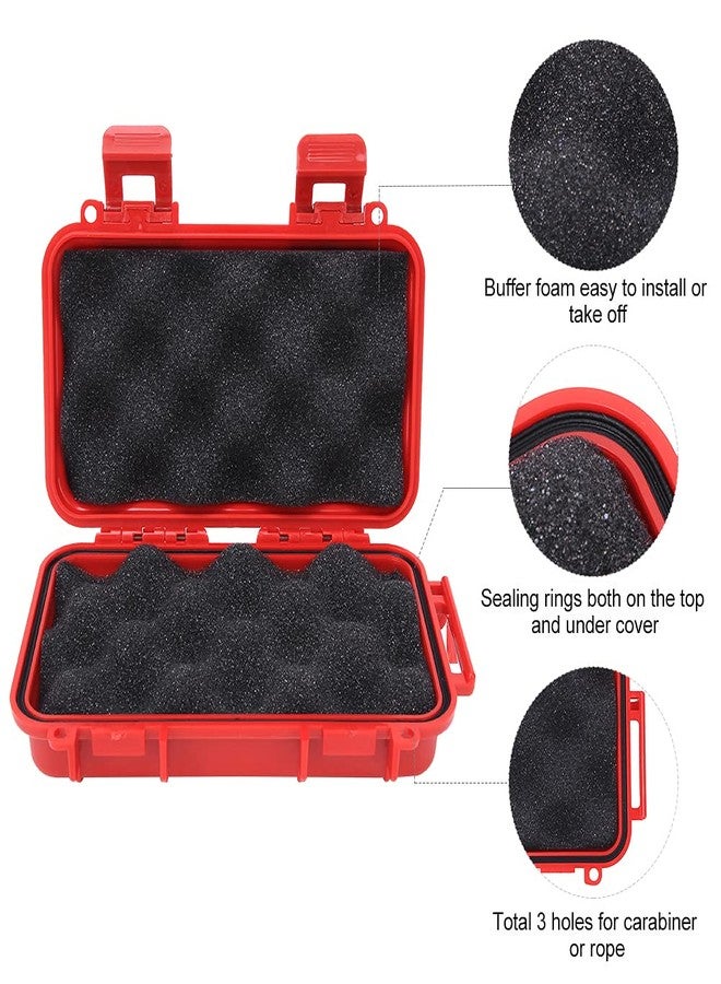 Pomya EDC Storage Box, Plastic Material Lightweight Ecofriendly Convenient Storage Box for Outdoor Activities Use (Small Box red) - Image 5