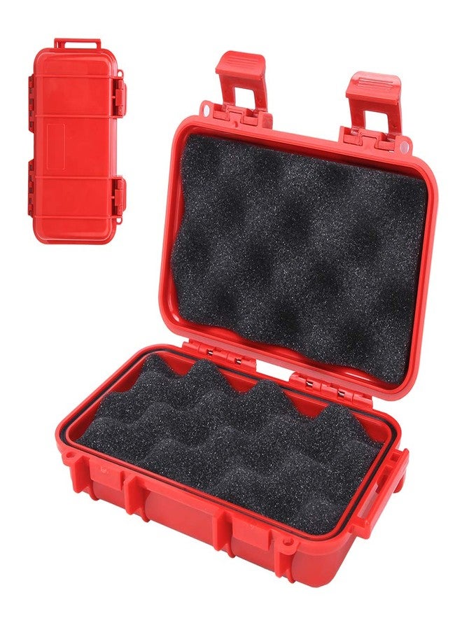 Pomya EDC Storage Box, Plastic Material Lightweight Ecofriendly Convenient Storage Box for Outdoor Activities Use (Small Box red) - Image 1