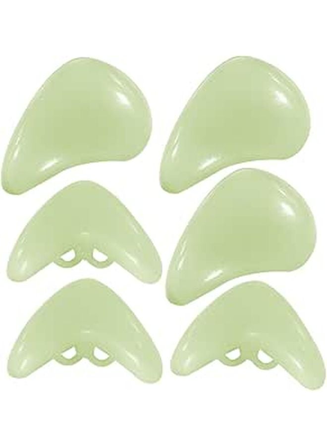 6Pcs Luminous Corner Protectors Waterdrop Wing Pattern Safety Bumpers for Furniture Tables Desks - Image 1