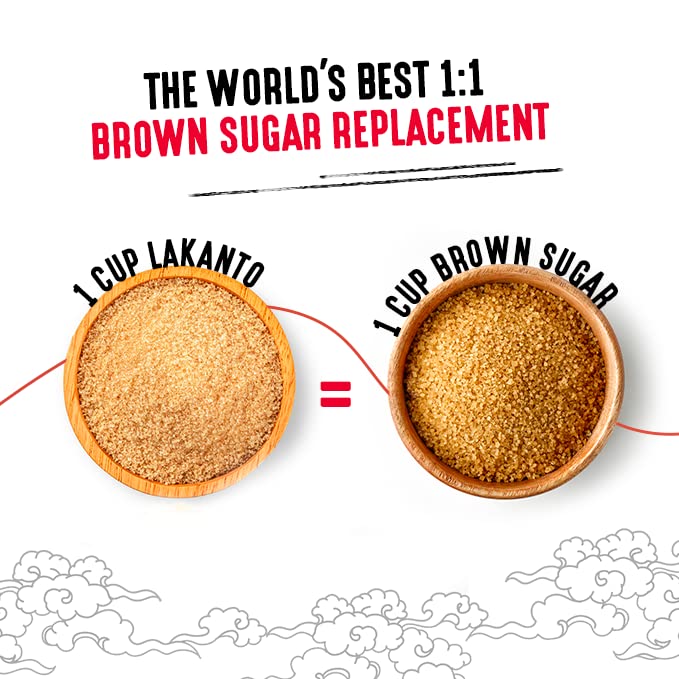 Lakanto Golden Japanese Monkfruit Sweetener || Brown Sugar Replacement, Zero Calories, Zero Carbs, keto & Diabetic Friendly (Low Glycemic), Natural Sweetener (200 Gram) - Image 3