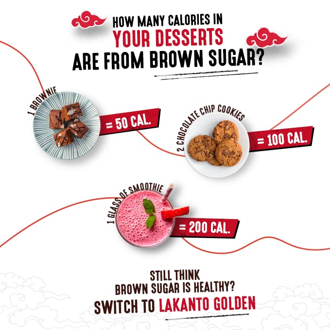 Lakanto Golden Japanese Monkfruit Sweetener || Brown Sugar Replacement, Zero Calories, Zero Carbs, keto & Diabetic Friendly (Low Glycemic), Natural Sweetener (200 Gram) - Image 4