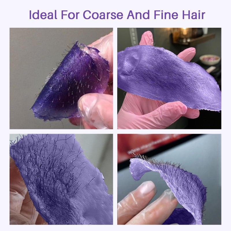 BLITZWAX 2.5lbs Hard Wax Beads for Hair Removal Lavender Waxing Beans for Sensitive Skin, Face, Eyebrows, Brazilian, Legs and Bikini - with 2 Silicone Sticks and 2 Wax Oils for Home and Salon Use - Image 2