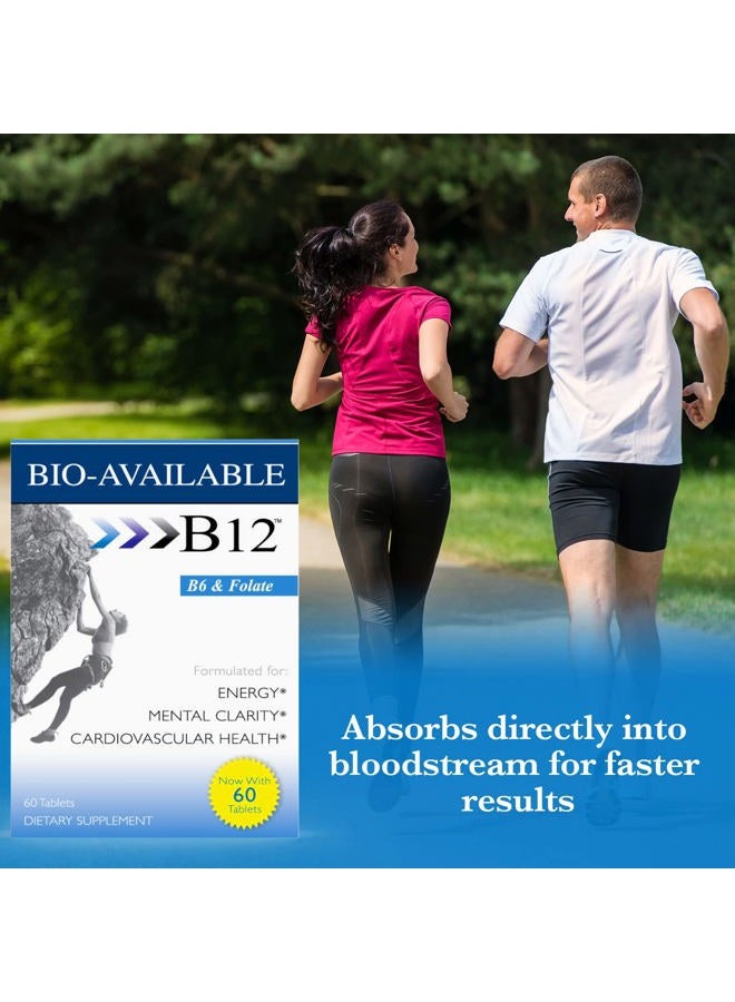 wellgenix Bio Available Daily Multivitamins (60 ct) - Focus Support Formula with Vitamins Methyl B12, B6, Folate & Biotin - Sublingual Energy & Diet Supplement for Immune & Overall Health - Image 4