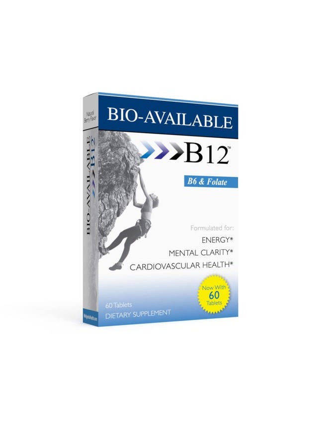 wellgenix Bio Available Daily Multivitamins (60 ct) - Focus Support Formula with Vitamins Methyl B12, B6, Folate & Biotin - Sublingual Energy & Diet Supplement for Immune & Overall Health - Image 1