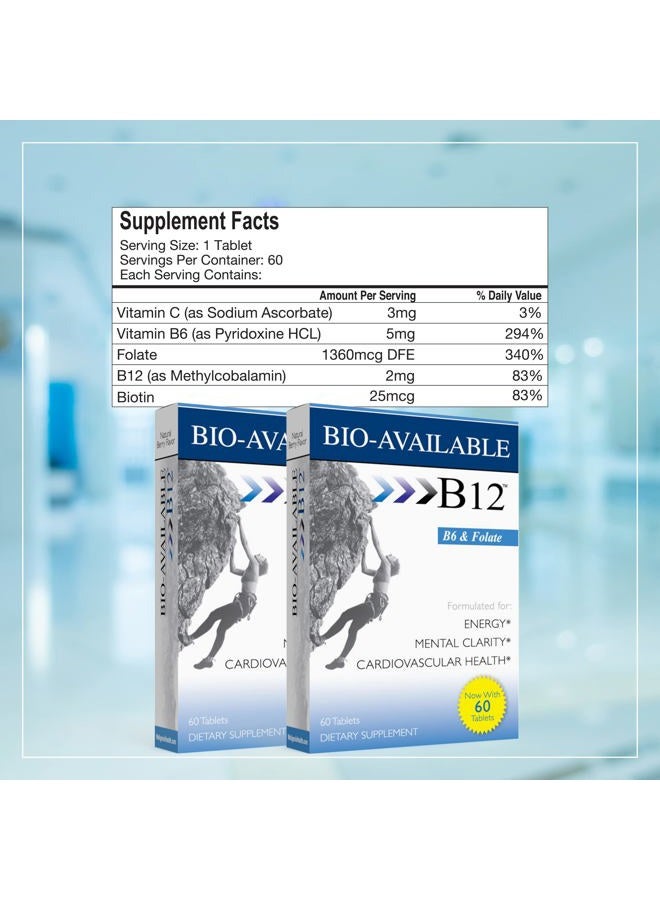 wellgenix Bio Available Daily Multivitamins (60 ct) - Focus Support Formula with Vitamins Methyl B12, B6, Folate & Biotin - Sublingual Energy & Diet Supplement for Immune & Overall Health - Image 3