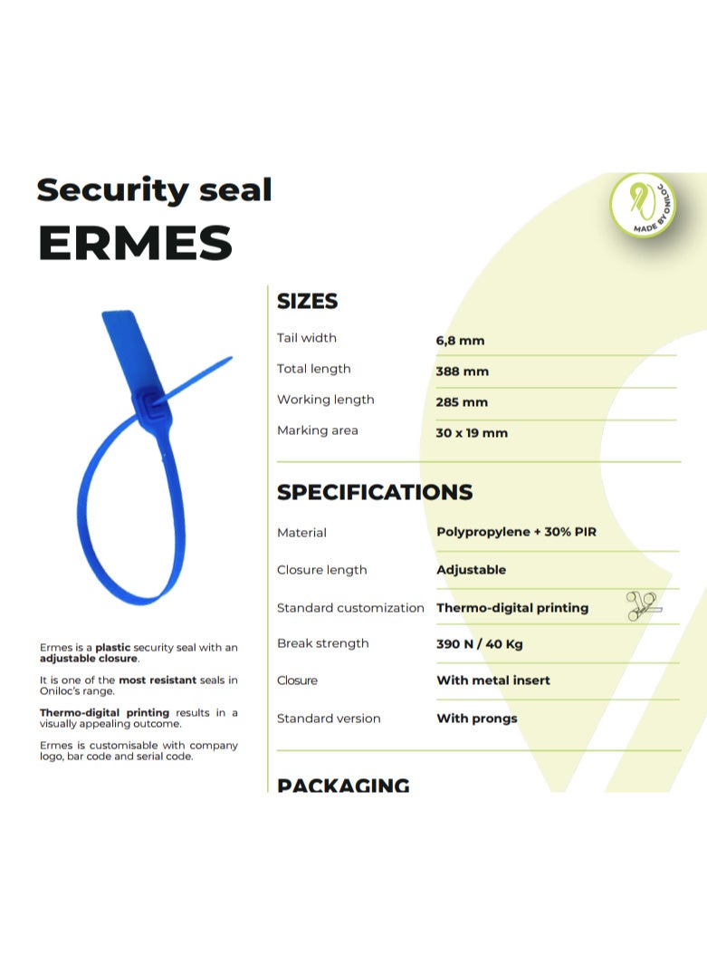 Oniloc Security seal ERMES (1000 units) - Image 5