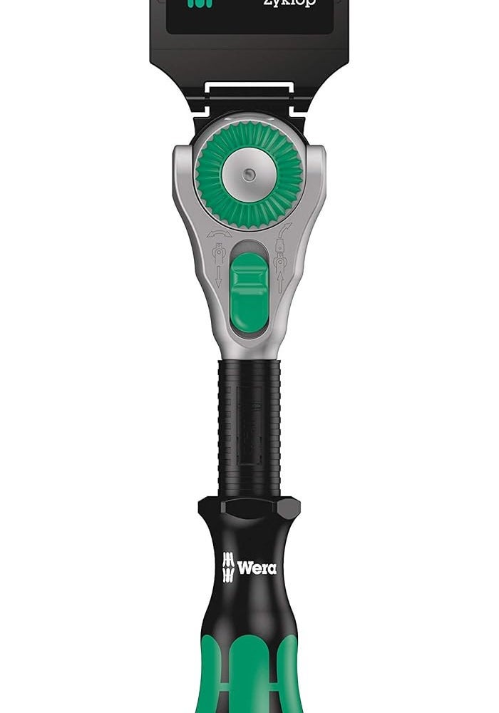 Wera Zyklop 8000 B SB 3/8 Inch Drive Ratchet with Square Socket - Image 1