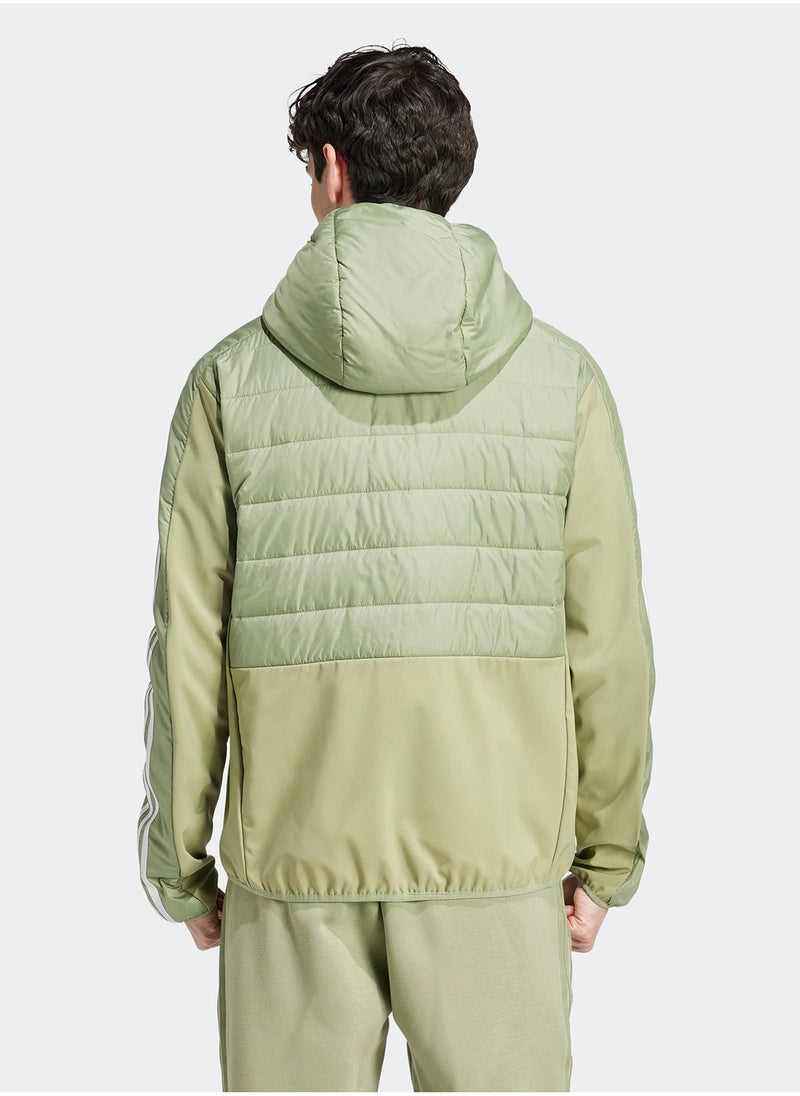 Adidas Essentail 3 Stripe Insulated Hybrid Jacket  - Image 2