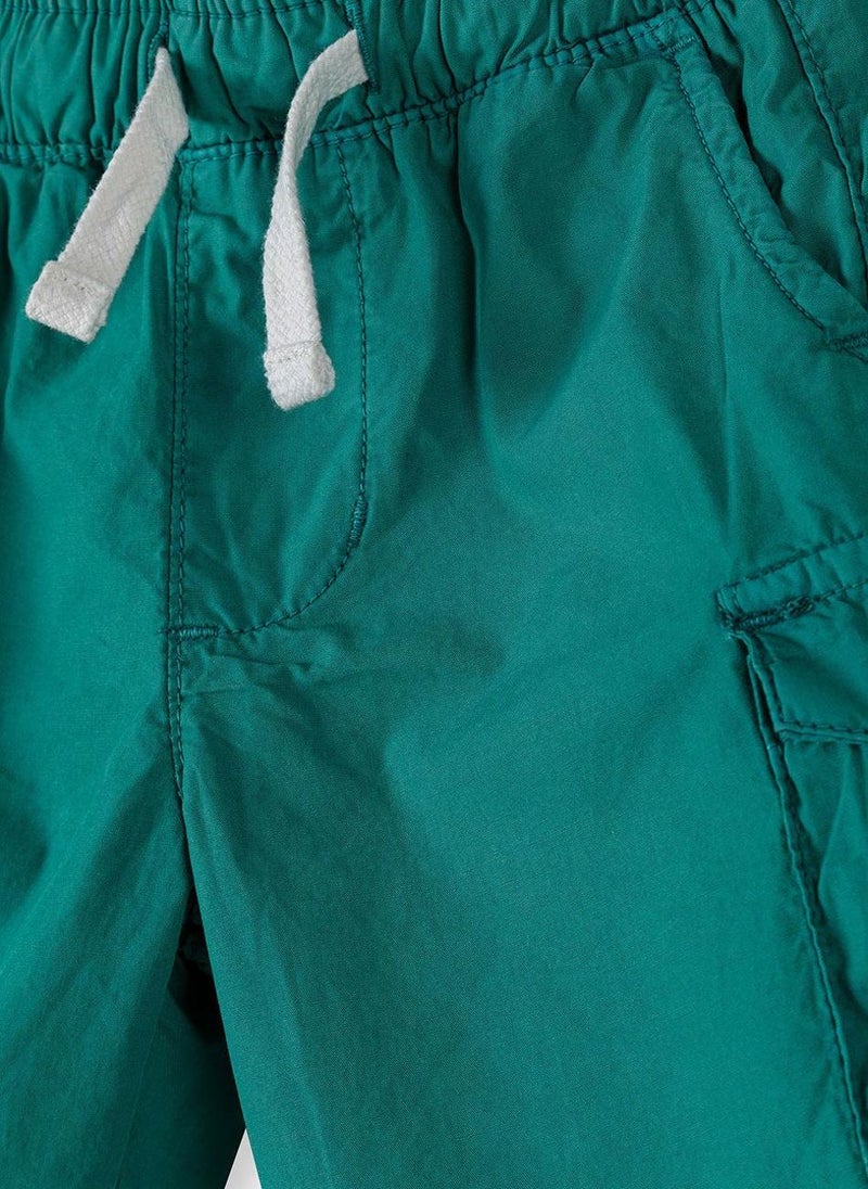 MINOTI Teen Poplin Cargo Shorts - Image 4