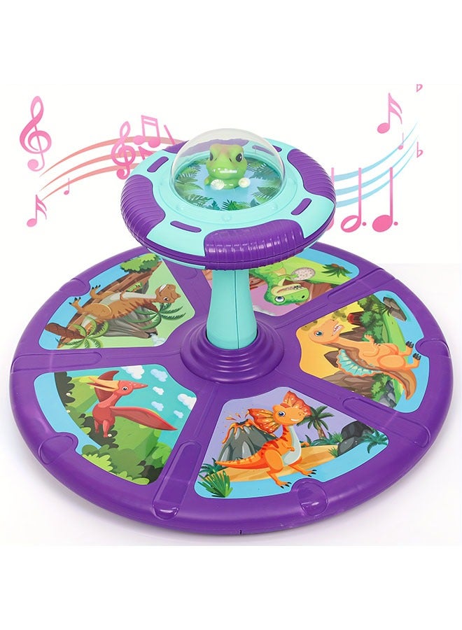 360° Rotating Toy | Musical Interactive Sensory Toy with Music and LED Flashlight, Suitable for Youngsters Aged 3, 4, 5 and 6 Years Old, Christmas/Halloween/Birthday Gift for Boys and Girls Over 18 Months Old - Image 2