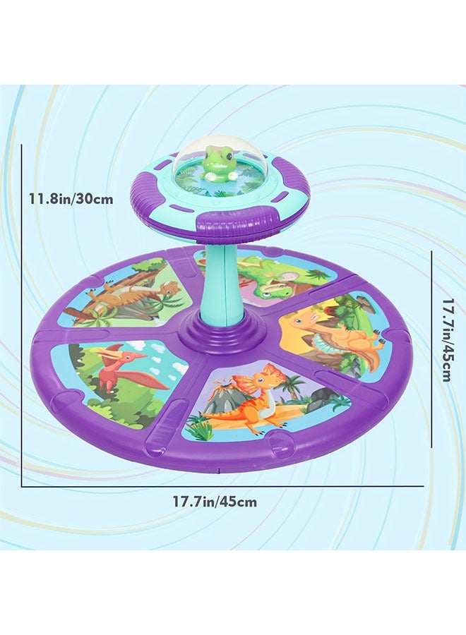 360° Rotating Toy | Musical Interactive Sensory Toy with Music and LED Flashlight, Suitable for Youngsters Aged 3, 4, 5 and 6 Years Old, Christmas/Halloween/Birthday Gift for Boys and Girls Over 18 Months Old - Image 3