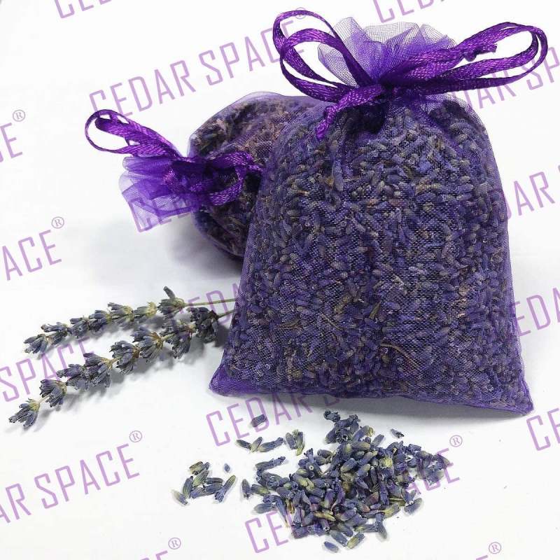 Natural Dried Lavender Sachet 18 Bags Household Bedroom Underwear Cabinet Fragrance Deodorant Purple - Image 4