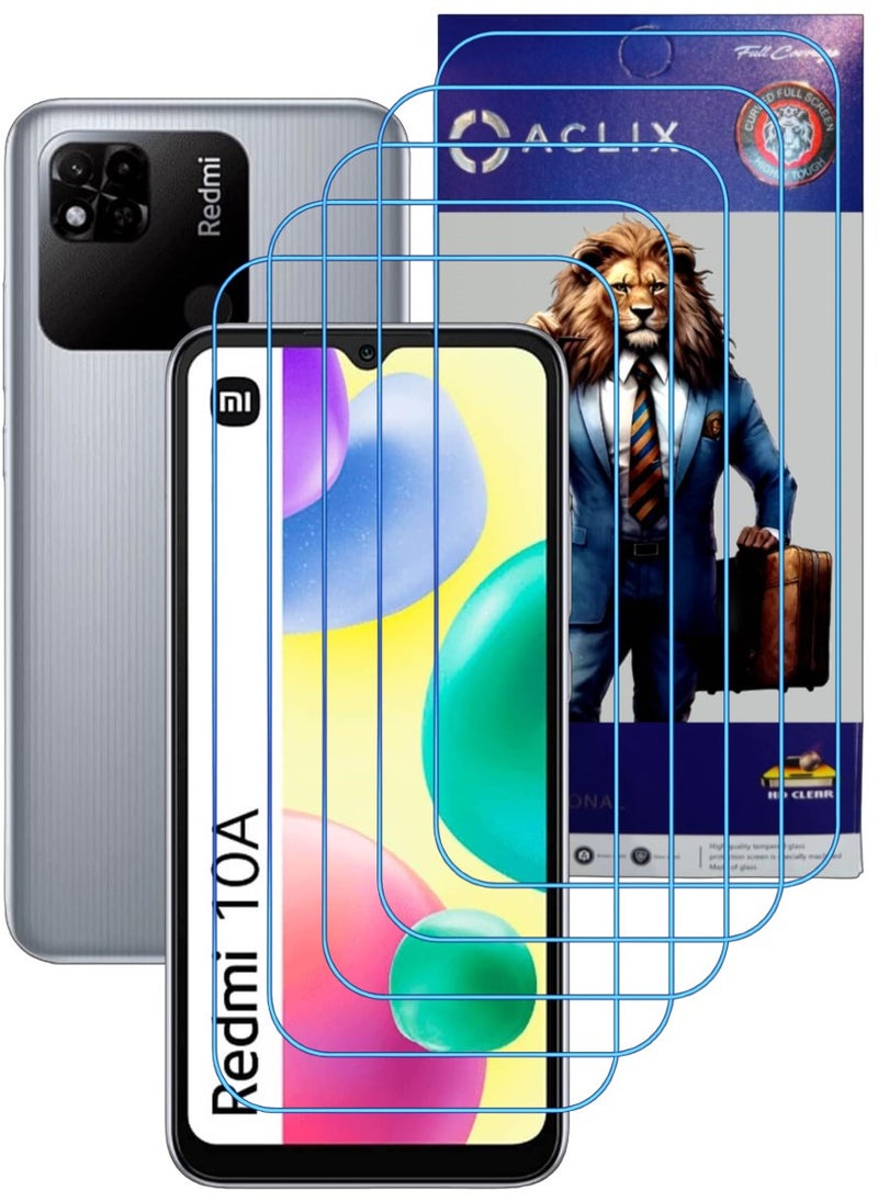 أكاليكس 5 قطع، حماية شاشة،  لهاتف  شاومي ريدمي 10A ، جودة ممتازة. - Image 1