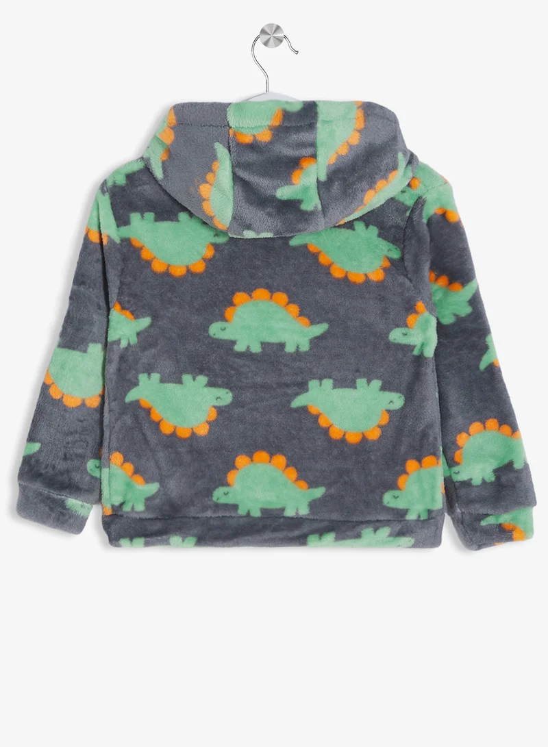 ريبلز مع نمشي Boys Zip Through Hoodie