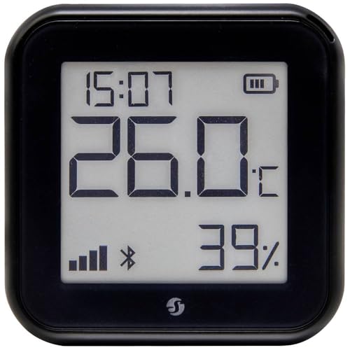 Shelly H&T Gen3 Black | Wi-Fi and Bluetooth Smart Temperature & Humidity Sensor with Remote App Control & Monitoring | Smart Scenes | Notification Alerts | LCD Display | Free Data Storage Export - Image 4
