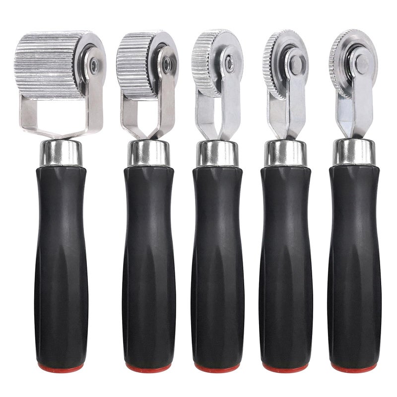 Rustark طقم رولر عازل للصوت للسيارة من راستارك 4 قطع مع رولر مطاطي 4 أحجام مختلفة عزل الصوت للسيارة