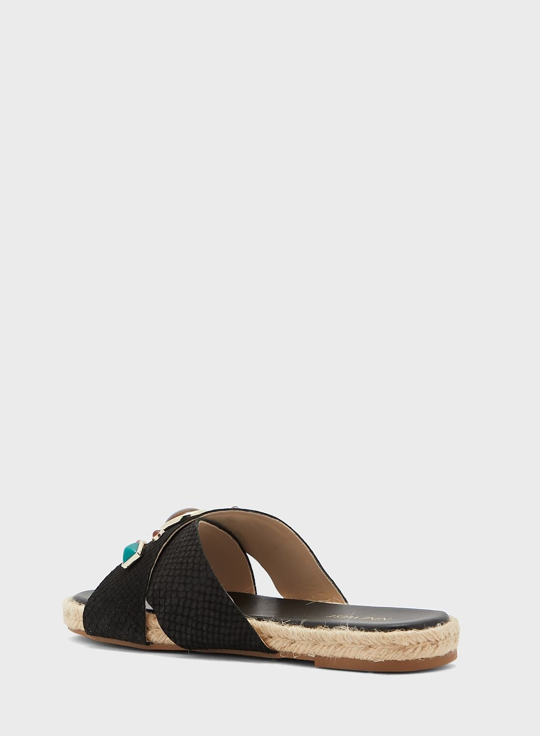 thumbnail image 2 of Nine West Women's Geez3 Heeled Sandal, Black 001, 9.5 2 of 13