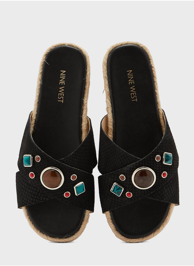 NINE WEST - Yaffa Comfort Sandals - Image 1