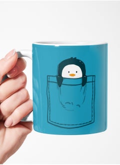 Phone Plante Ceramic penguin cartoon mug for tea and coffee 11Oz 