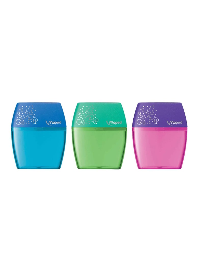 Maped 6-Piece Shaker Two Hole Sharpener Multicolour - Image 2