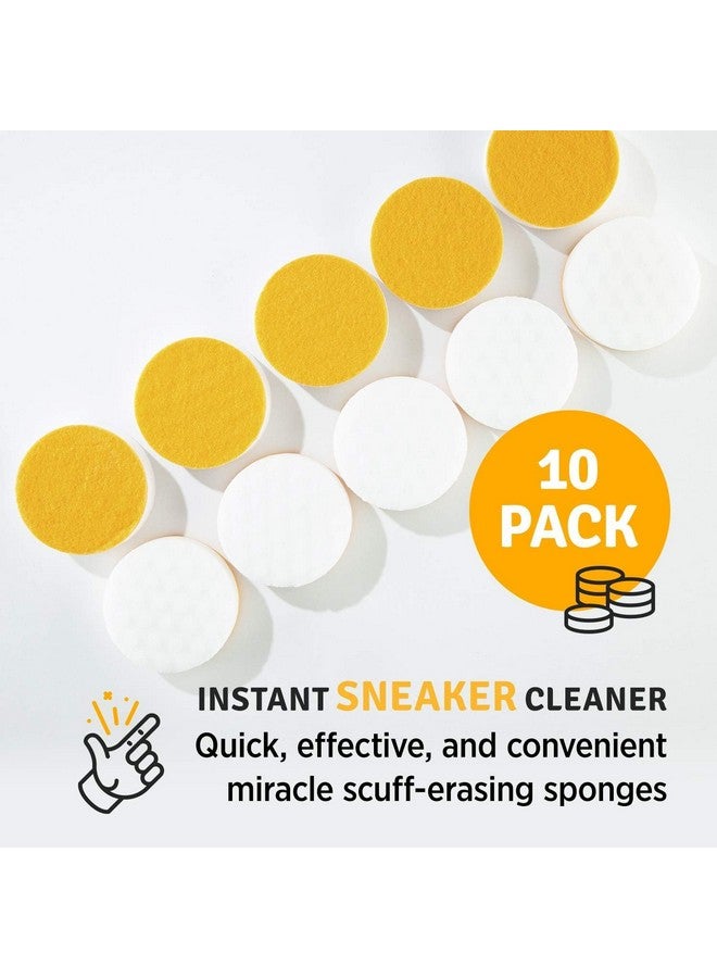 SneakERASERS SneakERASERS Sole and Sneaker Cleaner - Premium Shoe Cleaning Kit with Dual-Sided Sponges - Effective Shoe Cleaner for White Sneakers, Tennis Shoes - Easy, Gentle Rub Design, 10 Pack - Image 4