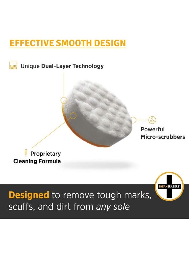 SneakERASERS SneakERASERS Sole and Sneaker Cleaner - Premium Shoe Cleaning Kit with Dual-Sided Sponges - Effective Shoe Cleaner for White Sneakers, Tennis Shoes - Easy, Gentle Rub Design, 10 Pack - Image 3