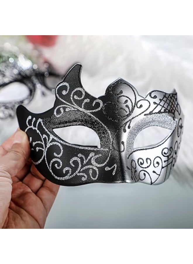 Venetian Masquerade Mask for Women Couples Besties-Prom,Balls,Mardi Gras,Halloween and Parties Costume Mask - Image 5