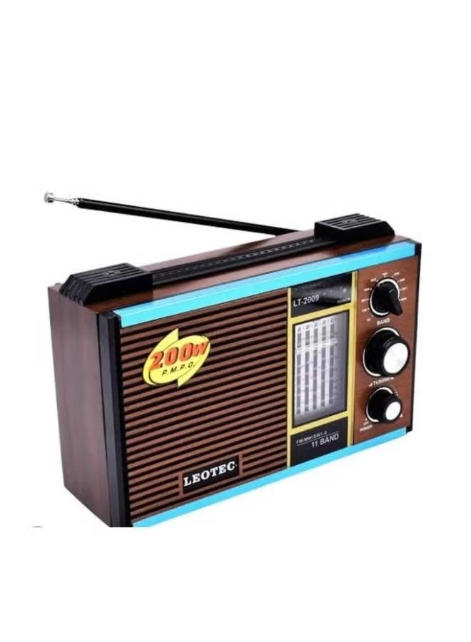 Leotec Classic Radio in Wood LT.2009 Brown Wood - Image 1
