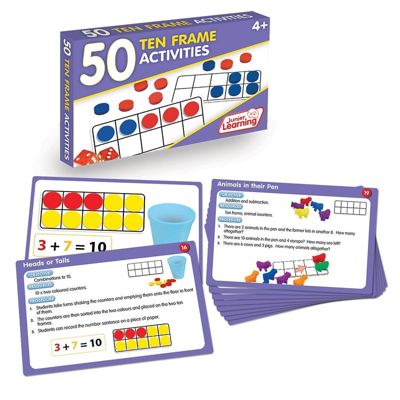 Junior Learning JL321 50 Ten Frame Activities - Image 2