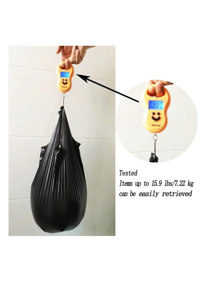 Generic Black Thickened Garbage Bag With Handle, Trash Can, Bathroom, Bedroom, Office, Kitchen. 200 Small Garbage Bags  - Image 2