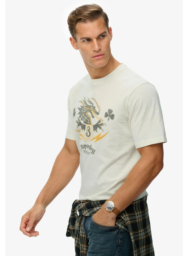 Superdry  Campaign Souvenir Loose T-Shirt for Men | Best Price UAE