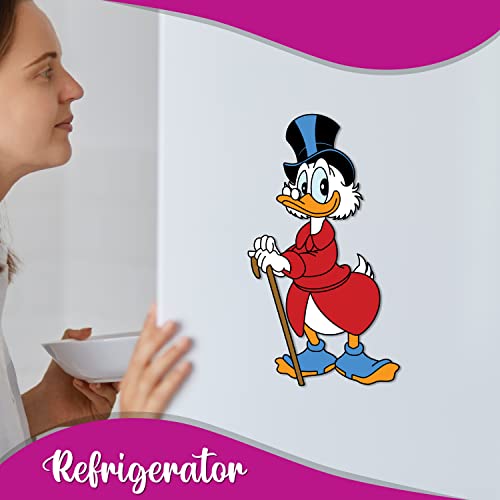 Bhai Please Uncle Scrooge Wooden Fridge Magnet (Pack of 1) | Cartoon Characters, Movie, TV, Comics, Anime | Fridge Decorations | Gift for Friends, Colleagues, Gen Y | Birthday, Return Gift - Image 4
