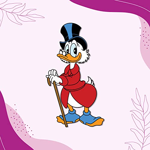 Bhai Please Uncle Scrooge Wooden Fridge Magnet (Pack of 1) | Cartoon Characters, Movie, TV, Comics, Anime | Fridge Decorations | Gift for Friends, Colleagues, Gen Y | Birthday, Return Gift - Image 5