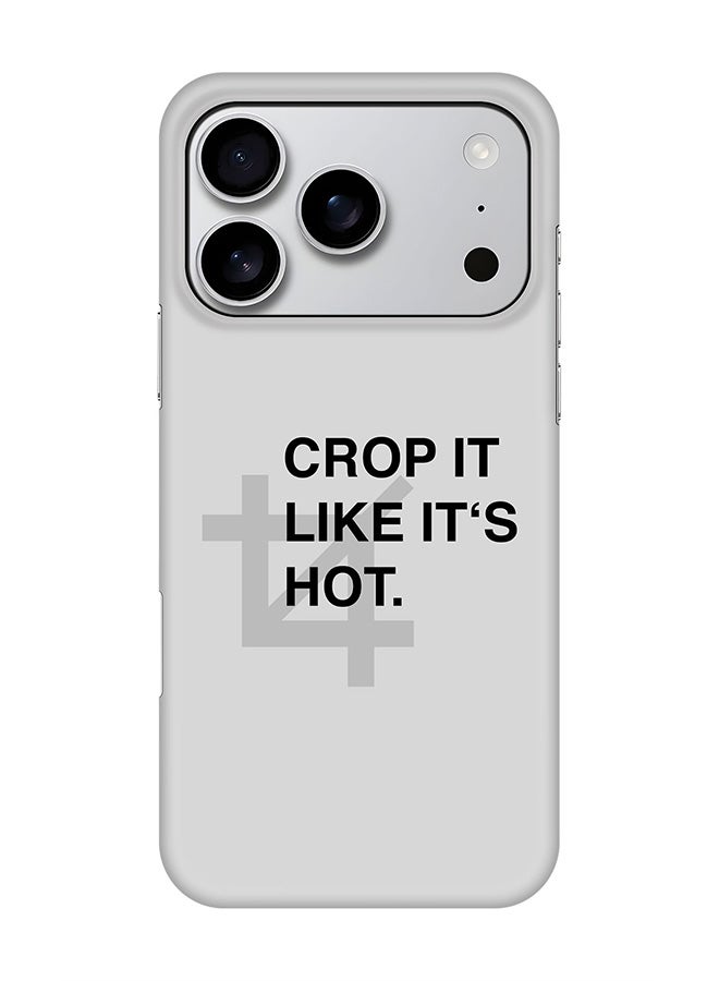 Stylizedd For iPhone 17 Pro,Case, [Compatible with MagSafe] Magnetic cover Slim fit Protection Matte, - Crop It