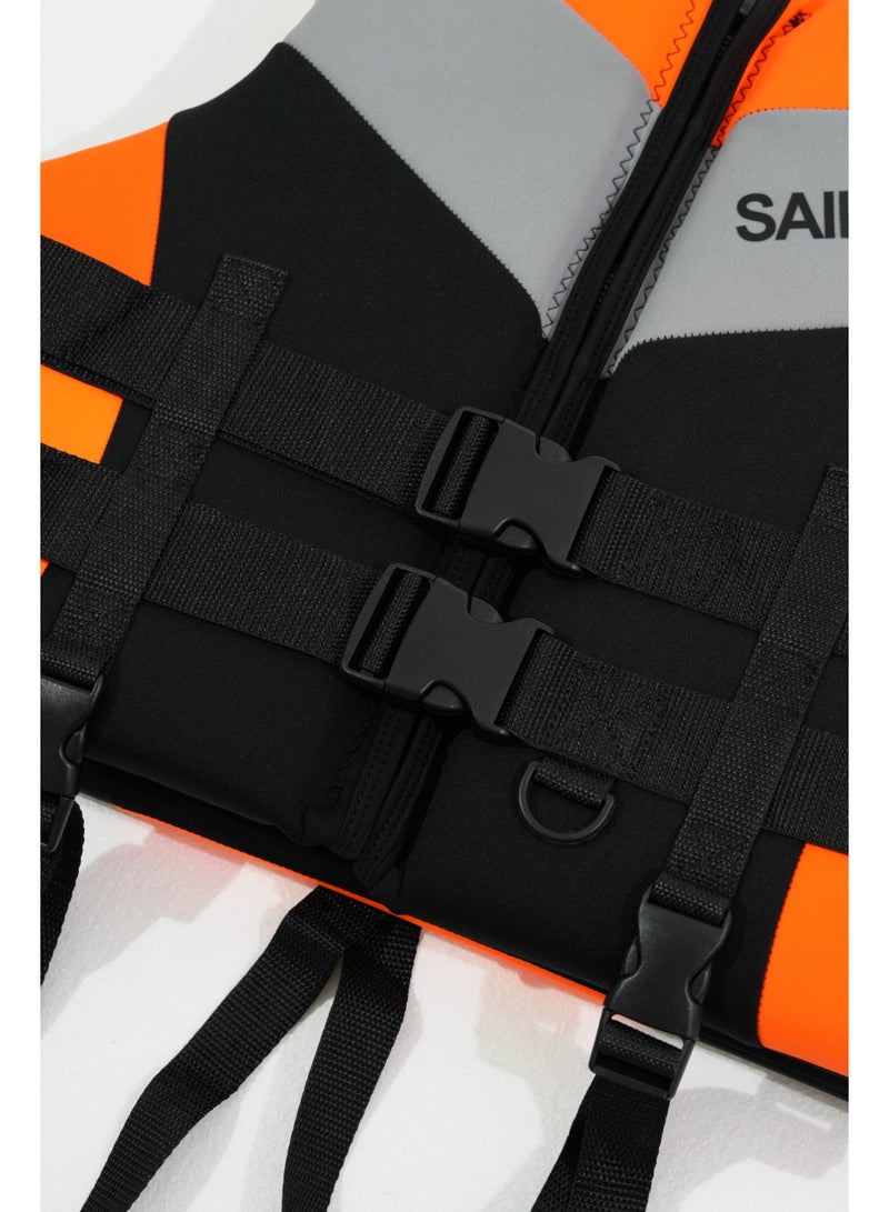 SAILTREK Swim Jacket - Neoprene Life Jacket, Buoyancy Aid Swim Vest with Adjustable Safety Strap for Snorkeling Swimming Kayaking, Water Sports Safety Adult Vest - Image 5