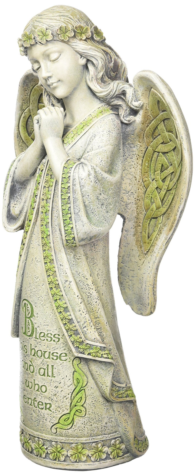 Joseph's Studio by Roman, 14.5" H Celtic Angel Garden Statue, Outdoor Décor, House Warming Gift, - Image 3