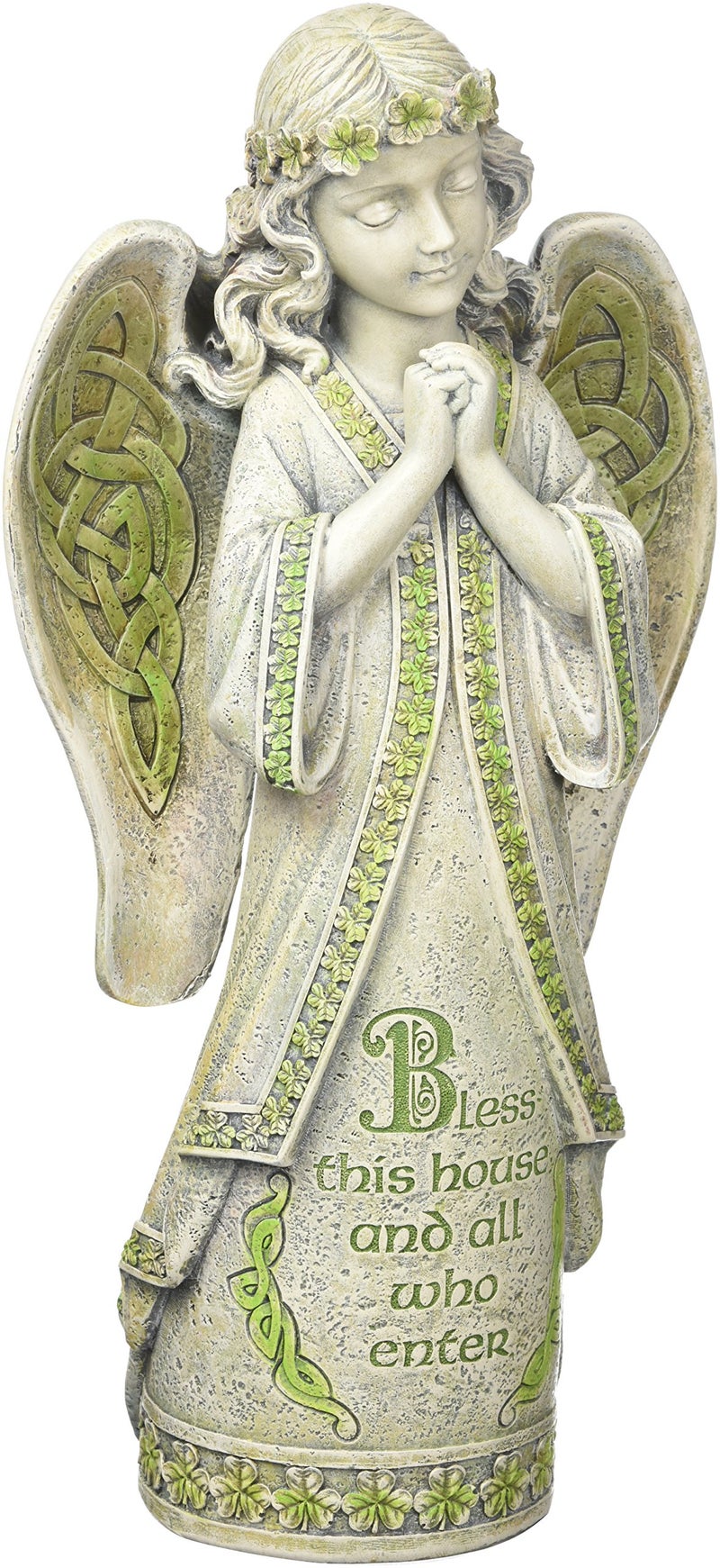 Joseph's Studio by Roman, 14.5" H Celtic Angel Garden Statue, Outdoor Décor, House Warming Gift, - Image 5