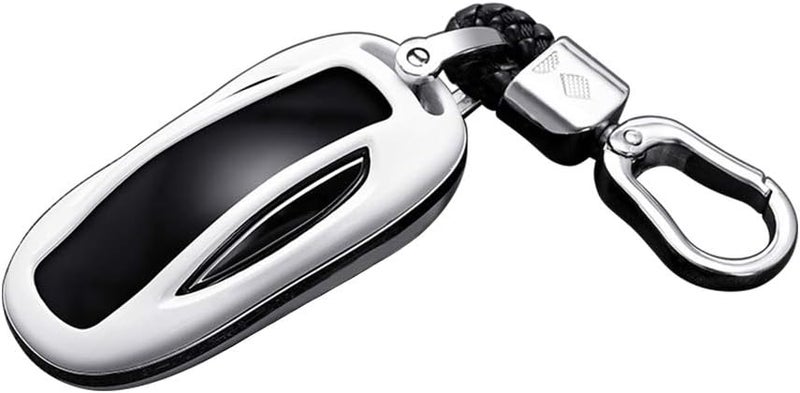 غطاء مفتاح Tesla Model X الذكي - غلاف من مادة ABS باللون الأبيض - Image 1