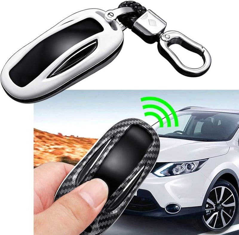 غطاء مفتاح Tesla Model X الذكي - غلاف من مادة ABS باللون الأبيض - Image 3