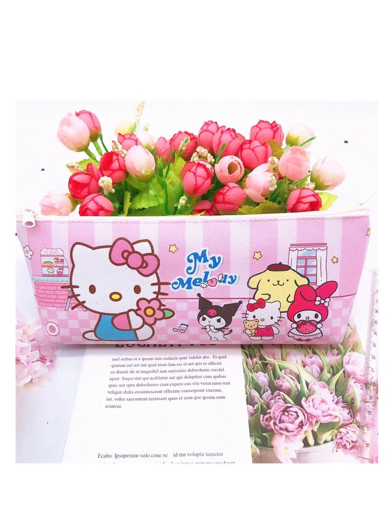 EHOME Sanrio Kuromi multifunctional large-capacity pencil case stationery pen case gel pen set - Image 1