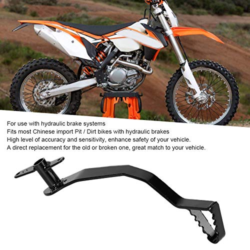 Acouto Brake Lever Pedal for Pit Dirt Bike 50cc 110cc 125cc Rear Hydraulic Brake Lever Pedal and Spring Rear Brake Pedal Foot Lever Replacement - Image 2