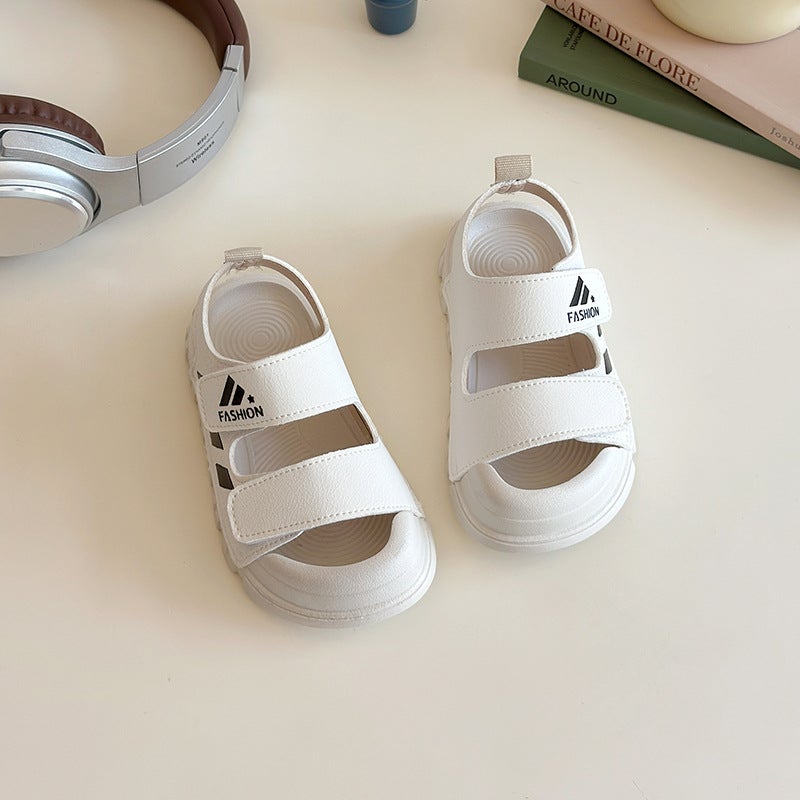 Children'S Sandals 2025 Fashion Boys Beach Shoes Korean Style Soft Sole Baotou Anti-Collision Baby Toddler Shoes - Image 5