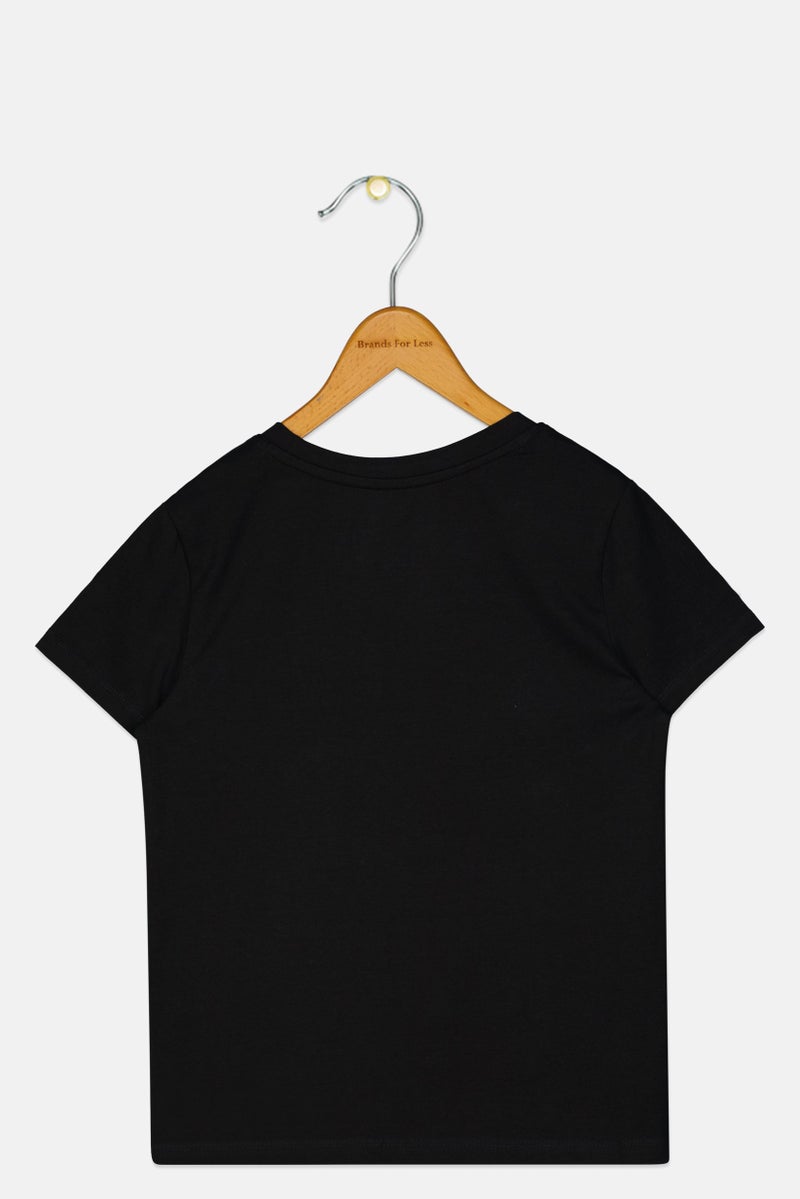 PUMA Kids Boy Sportswear Fit Short Sleeve Outdoor T-Shirt, Black - Image 2