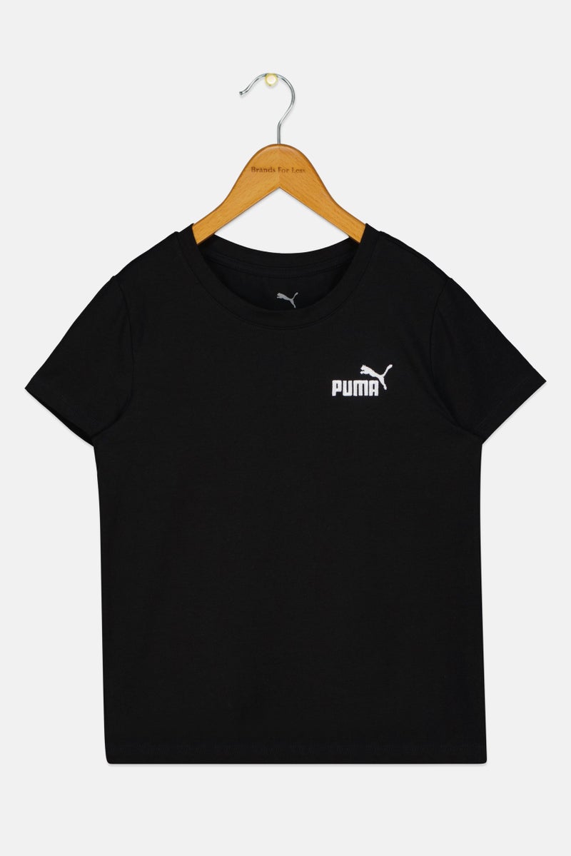 PUMA Kids Boy Sportswear Fit Short Sleeve Outdoor T-Shirt, Black - Image 3