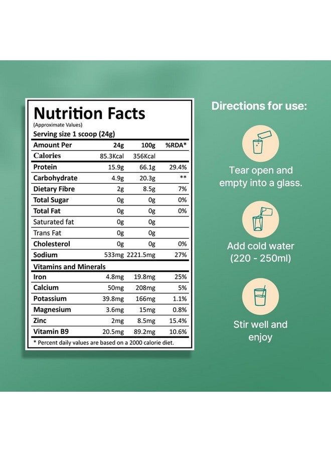 GREEN PROTEIN بروتين أخضر - مسحوق بروتين البازلاء المعزول، بروتين نباتي نباتي، بدون سكر مضاف، 100% نباتي، خالي من الصويا، خالي من الألبان، خالي من الغلوتين، خالي من مسببات الحساسية، بنكهة البطيخ، 15 جرام بروتين لكل حصة، كيس (500 جرام) - Image 5