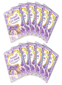 Sefudun Steam Warm Eye Mask for Dark Circles and Pressure Relief 12Pcs Lavender  - Image 2