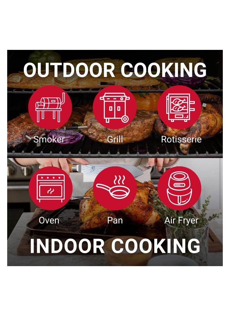MEATER - Meater Block 4-Probe WiFi Smart Meat Thermometer for the Oven, Grill, Kitchen BBQ, Smoker, Rotisserie, with built-in up Bluetooth to WiFi range extension up to 50m & Standalone Mode - Image 1