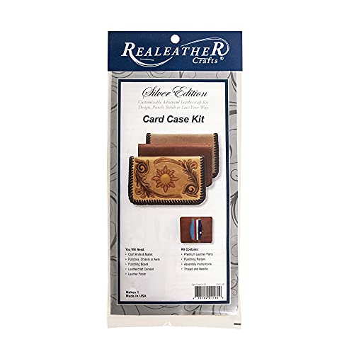 Realeather Silver Edition Card Case Wallet Leathercraft Kit - Image 1